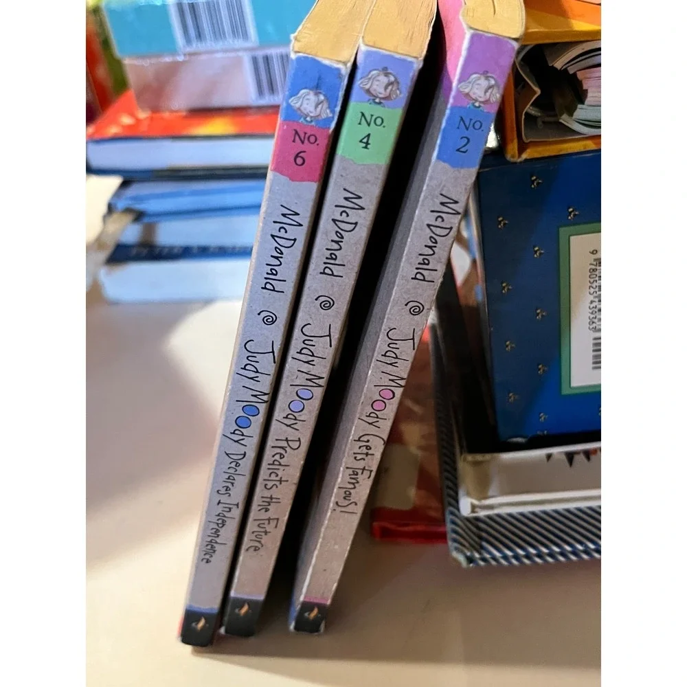 MEGAN MCDONALD Judy Moody Kids Chapter Book Lot 3 Titles Paperback Set